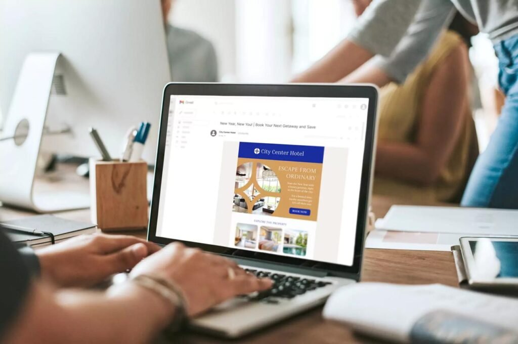 Email marketing campaign for hospitality businesses