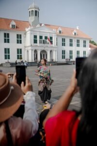 Indonesian travellers enjoying Melbourne Australia