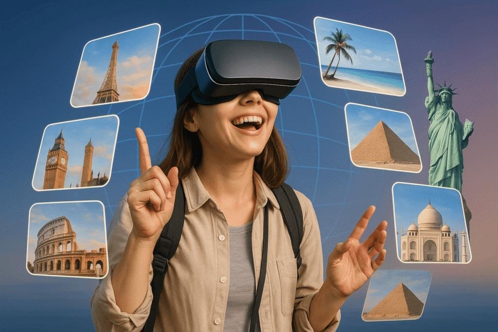 Immersive technology allows travelers to experience digital representations of destinations