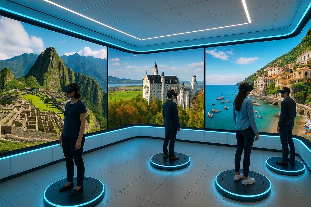 Immersive technology allows travelers to experience digital representations of destinations